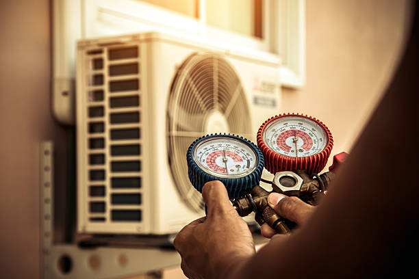 Professional Furnace Repair technician working in Hampton, MN